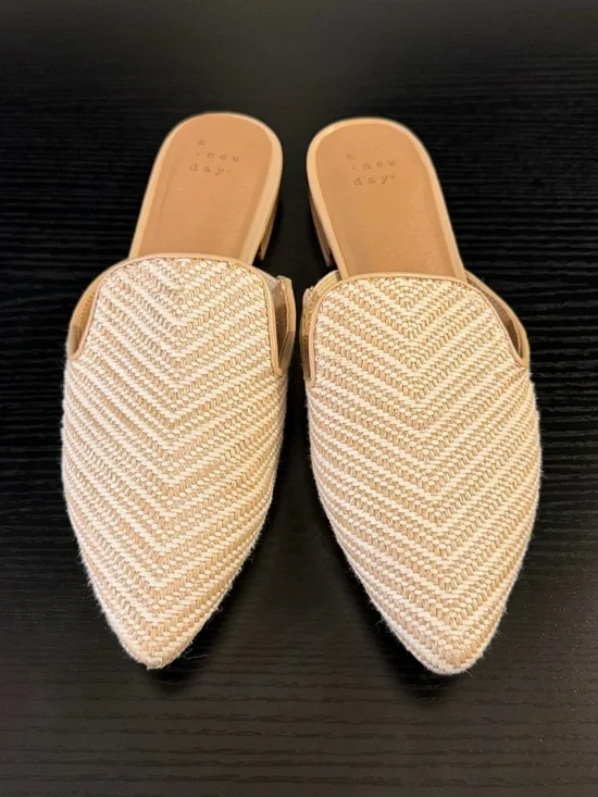 A New Day Woven Backless Slide Mules - Picture 2 of 9